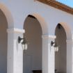 Aplica exterior Rabalux Milano 8371 60W metal auriu antic