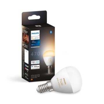 Bec LED Philips Hue E14 5.1W 470lm P45 White Ambiance