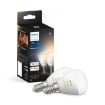 Set 2 becuri LED Philips Hue E14 5.1W 470lm P45 White Ambiance