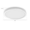 Plafoniera LED Philips Hue Surimu White 30cm BT 40W 2850lm White and Color Ambiance