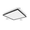 Plafoniera Philips Hue Aurelle Black BT 60x60cm 39W 3750lm White Ambiance