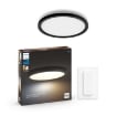 Plafoniera Philips Hue Aurelle Black BT 40cm 24.5W 2450lm White Ambiance