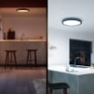 Plafoniera Philips Hue Aurelle Black BT 40cm 24.5W 2450lm White Ambiance