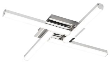 Plafoniera baie LED Rabalux Antonia 5896 2x12W metal crom