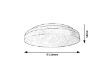 Plafoniera LED Rabalux Zenon 2697 18W 1800lm plastic alb