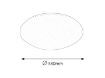 Plafoniera LED  baie Rabalux Lucas 3439 24W 1800lm metal alb
