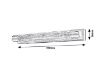 Aplica baie LED Rabalux Abbey 5787 2x5W 900lm metal crom