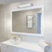 Aplica baie LED Rabalux Abbey 5787 2x5W 900lm metal crom