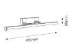 Aplica baie LED Rabalux Silas 5719 12W 1180lm metal crom