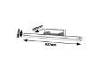 Aplica baie LED Rabalux Silas 5727 18W 1700lm metal crom