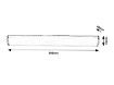 Aplica baie LED Rabalux Danton 6270 14W 1220lm metal crom