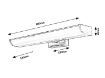 Aplica baie LED Rabalux Evron 5064 13.5W 1080lm metal crom