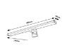 Aplica baie LED Rabalux Levon 2115 12W 840lm plastic crom