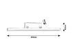 Aplica baie LED Rabalux Andrew 5782 12W 820lm metal alb mat