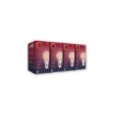 Set 4 becuri LED Nita Smart Vintage WIFI Bluetooth A60 7W E27 806lm Total White