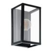 Aplica vintage Eglo Charterhouse Black 49394 sticla transparenta