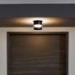 Aplica LED exterior Eglo Melzo Black 11W 950lm 97303 aluminiu negru