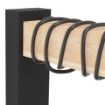 Aplica dormitor Eglo Townshend Black-Brown 32917 lemn maro