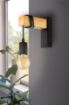 Aplica dormitor Eglo Townshend Black-Brown 32917 lemn maro