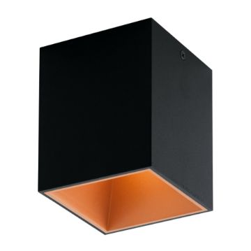 Plafoniera LED Eglo Polasso Black-Copper 3.3W 340lm 94496 aluminiu negru
