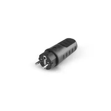 Stecher schuko Scame standard francez-german 2P+E 16A negru 110.3100
