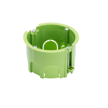 Doza aparat rigips rotunda Gewiss verde 65x45