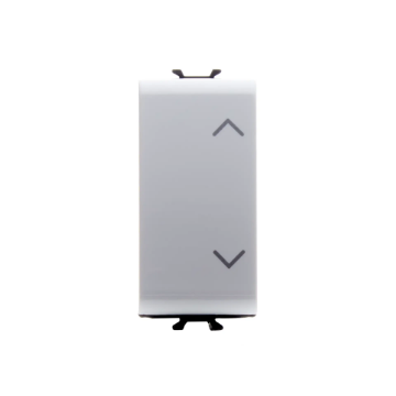 Intrerupator Up-Down Gewiss Chorus Monochrome 1 modul Alb GW10121