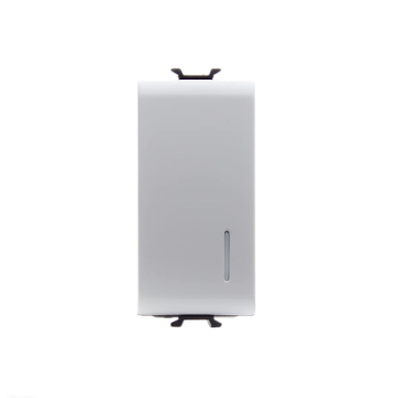 Intrerupator LED modular cap scara Gewiss Chorus 1 modul 16A alb GW10052