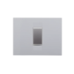 Rama decorativa Gewiss Chorus Monochrome Geo 1 modul alba GW16401TB