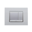 Rama decorativa Gewiss Chorus Lux 3 module alba GW16203TB