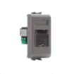 Priza modulara telefon Gewiss Chorus RJ11 titan 1 modul GW14401
