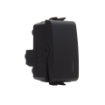 Intrerupator LED modular cap cruce Gewiss Chorus 1 modul 16A negru GW12092