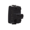 Intrerupator LED modular cap cruce Gewiss Chorus 1 modul 16A negru GW12092