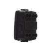 Intrerupator modular Gewiss Chorus 1 modul 2P 16AX negru GW12004