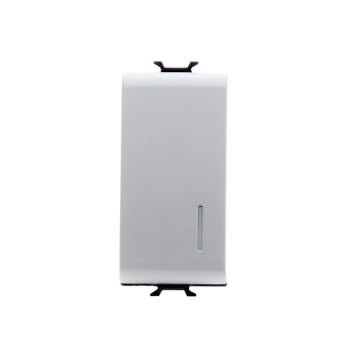 Intrerupator LED simplu Gewiss Chorus Monochrome 1 modul 16A alb GW10002