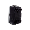 Intrerupator LED simplu Gewiss Chorus Monochrome 1 modul 16A alb GW10002