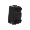 Intrerupator LED modular cap scara Gewiss Chorus 1 modul 16A negru GW12052