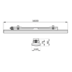 Corp iluminat LED Smart 3 51W 1600mm IP66 trasp 4000k