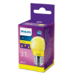 Bec LED Philips Party Yellow 3.1W 300LM E27 P45 PS03430