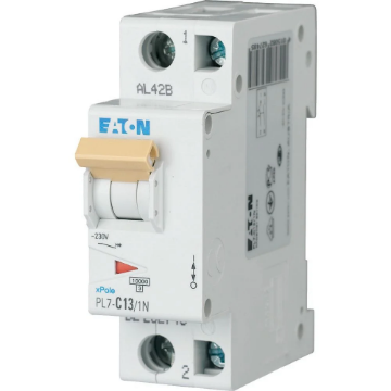 Intrerupator automat Eaton PL7-B13/1N 1P 13A 10kA 262729