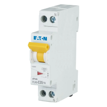 Siguranta automata 1P+N 25A 6KA PLN6-C25/1N 263284