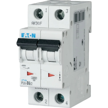 Siguranta automata Eaton 2P 6A 6KA PL6-C6/2 286564