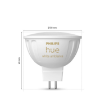 Bec LED Philips Hue BT 5.1W GU5.3 400lm 12V White Ambiance