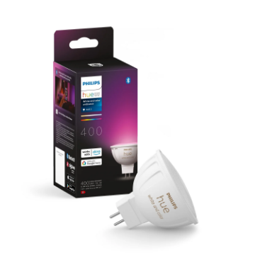 Bec LED Philips Hue BT 6.3W GU5.3 400lm 12V White and Color Ambiance
