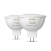 Set 2 becuri LED Philips Hue BT 6.3W GU5.3 400lm 12V White and Color Ambiance