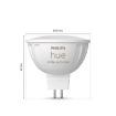 Set 2 becuri LED Philips Hue BT 6.3W GU5.3 400lm 12V White and Color Ambiance