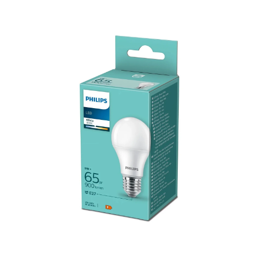 Bec LED Philips 9W E27 A55 900lm lumina calda PS03704