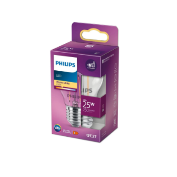 Bec LED Philips 2W E27 P45 250lm lumina calda PS04071
