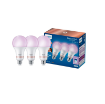 Set 3 becuri LED Philips Smart E27 A60 8.5W 806lm Full Color
