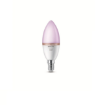 Set 3 becuri LED Philips Smart E14 C37 4.9W 470lm Full Color